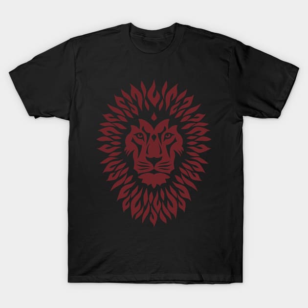 Tribal Lion T-Shirt by PallKris